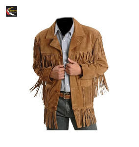 Vente en gros de veste en cuir suédé frangé de style occidental commande en gros approvisionnement d'usine - Product Image 5