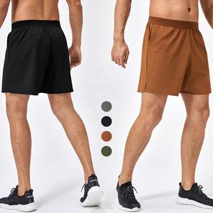 Pantalones cortos deportivos de nailon transpirables para hombre con bolsillos y cintura elástica, ropa deportiva de secado rápido, pantalones cortos de entrenamiento, envío DDP - Product Image 1