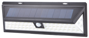 Lampada da parete solare a LED nera con sensore crepuscolare e di movimento 10W 400Lm (Electro DH 81.775/2) - Product Image 1