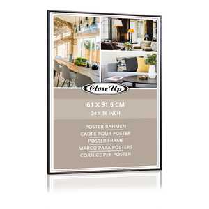 Cadre en métal décoratif Gunmetal 61 x 91,5 cm, cadre pour affiche, élégant et durable - Product Image 3