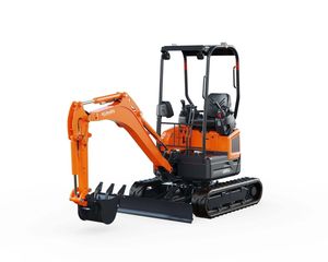 Miniexcavadora Kubota U17-5 usada, equipada con orugas de goma según la configuración aplicable de la máquina. - Product Image 1
