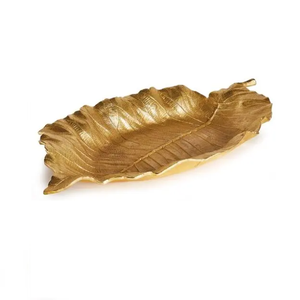 Hot Sale Luxury <b>Rectangular</b> Shape Metal <b>Mirror</b> Shining Finished Food Serving Tray With Crystal Beaded Border Christmas - Product Image 4