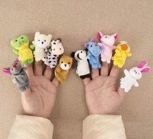 Juguete de marioneta de mano de animales de dibujos animados, muñeco de dedo de mar de peluche súper suave para cuento de infantes, juego de rol, marioneta de dedo de Navidad - Product Image 2
