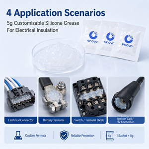 จาระบีซิลิโคนนำความร้อนคุณภาพสูง OEM ปรับแต่งได้ พร้อม 5G สำหรับฉนวนไฟฟ้า - Product Image 5