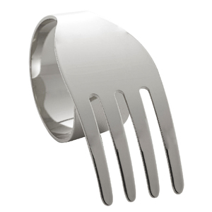 Premium OEM Customized Metal Napkin <b>Rings</b> Newly Trendy <b>Spoon</b> Shaped <b>Silver</b> Napkin <b>Rings</b> Unique New Design for Premium Table - Product Image 1