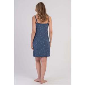 Túnica KADIN LYC VISCON con cuello en V, detalles de encaje y lazo, tirantes IP, estilo BIBILALI - DUMAN GRISI - DUMAN GRISI - Product Image 5