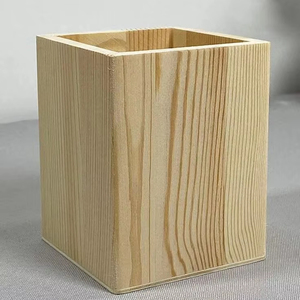 Creative Wooden Multi-Purpose Pen Holder Desktop Storage Gift with Stylish Design - Product Image 1