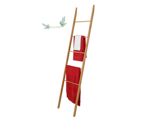 Best Sales 2025 Fashion and Natural Bamboo <b>Ladder</b> Bath <b>Towel</b> Rack Hanging Clothes at Bathroom, Bedroom - Product Image 5