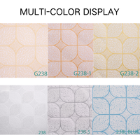 Panneau de plafond décoratif en PVC laminé, design grain de bois et marbre, imperméable, plaque de plafond en plâtre pour usage résidentiel et commercial