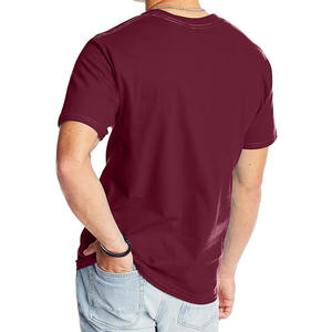 Camiseta de Hombre Lisa Verde Oliva, Personalizada, Nuevo Estilo, Cuello Redondo, Manga Corta, Ropa de Hombre, Camiseta Personalizada, Soporte OEM - Product Image 6