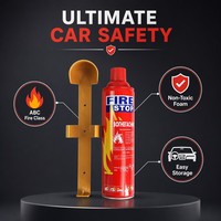 Extincteur en aérosol en mousse ignifuge pour voiture, en tôle écologique, 1000 ml, pour la prévention des incendies