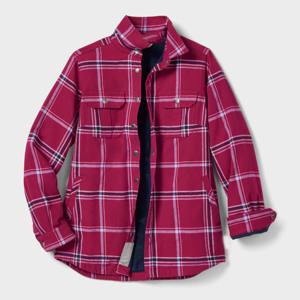 Camisa de franela relajada para mujer, suave y cómoda, perfecta para ropa informal y capas en otoño e invierno - Product Image 1