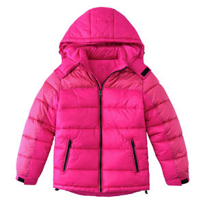 Vestes rembourrées coupe-vent personnalisées pour enfants Vestes d'extérieur chaudes d'hiver pour filles Imperméables - Product Image 1