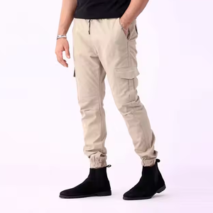 Logo personnalisé imprimé 2025 couleur unie hommes pantalon cargo prix de gros nouveau Pakistan vente pantalon cargo conception avec service OEM - Product Image 1