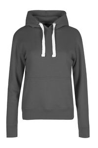 Sweat-shirt à capuche léger pour femmes Logo personnalisé Sweat à capuche à manches longues d'hiver en coton éponge lourd pour femmes - Product Image 5