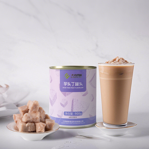 Offre Spéciale : Taro Sucré en Conserve de 0,9 kg Prêt <span class=keywords><strong>à</strong></span> Consommer – Ingrédients pour Bubble <span class=keywords><strong>Tea</strong></span>, Dés de Taro en Conserve de Qualité Alimentaire Supérieure - Product Image 2