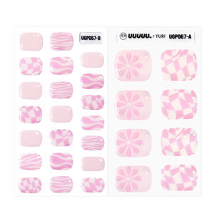 Uñas de Gel Coreanas 100% Calidad Profesional de Salón, Adhesivos para Uñas de Gel, Pedicura Vegana, Libre de Crueldad, Personalizadas, Venta al por Mayor - Product Image 2