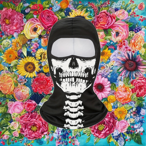 Masque de ski brodé personnalisé, respirant, en acrylique tricoté pour l'hiver, couvre-visage en crochet, cagoule à 3 trous, casque, cagoule, livraison DDP - Product Image 3