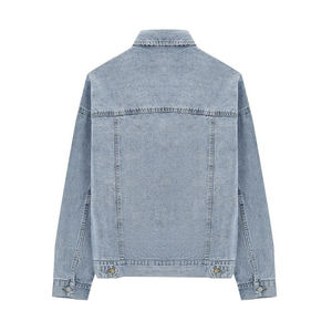 Nouvelle arrivée, veste en toile denim pour homme, hiver, respirante, col montant, style décontracté, tendance, logo sur le devant, fabriquée au Pakistan - Product Image 6