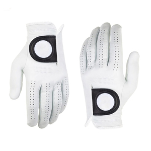 Offre Spéciale Gants de golf de haute qualité Sportswear en cuir Pakistan Made Professional Direct Factory Green Color Gants de golf à vendre - Product Image 1