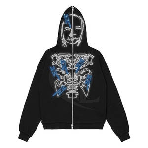 Sudaderas con capucha de diamantes de imitación de diseño personalizado Sudaderas con capucha de diamantes de imitación de alta calidad - Product Image 1