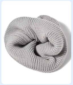 หมวกบีนนี่ถักไหมพรมอะคริลิคสีทึบสำหรับฤดูหนาวโลโก้ออกแบบได้ตามต้องการ - Product Image 5