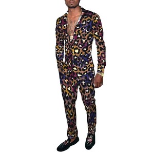 ชุดกีฬาสำหรับผู้ชายพิมพ์ลาย3D สัตว์แมวฤดูใบไม้ร่วงเสื้อผ้าแบบสวมหัวแขนยาวกางเกงขายาวชุด2ชิ้นโอเวอร์ไซส์ - Product Image 4