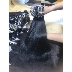 2023 cheveux vierges raides naturels chauds de haute qualité 100% dentelle vietnamienne brute noire grand Stock dentelle transparente - Product Image 1