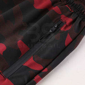 Short de basket-ball imprimé personnalisé dernière conception de vêtements de sport pour hommes respirant grande taille avec logo de la marque pour la saison estivale - Product Image 5