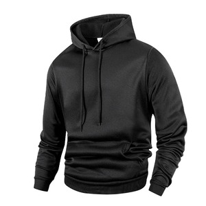 100% Merino <b>Wool</b> Men's Hoodie Casual Cardigan Coat With Thick Zipper Loose Print Pattern for Running Workout Layering - Product Image 3