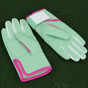 Guantes de Bateo de Béisbol Profesionales de Excelente Calidad, Cuero Liso, Personalizables, Transpirables, Duraderos, Precio de Fábrica - Product Image 4