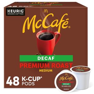 McCafe Premium Roast Decaf, Cápsulas K-Cup Individuales Keurig, Cápsulas de Café de Tueste Medio, Paquete de 48 - Product Image 5