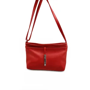 Bolso bandolera suave en piel auténtica Dollaro - Hecho en Italia - Art. 26079 - Product Image 1