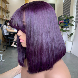 วิกผมแท้เรมี่ผมบ็อบตัดตรงปลายทรงกระดูก100% ชาวเวียดนามผมมนุษย์ยังไม่ได้ผ่านกระบวนการเดียว - Product Image 1