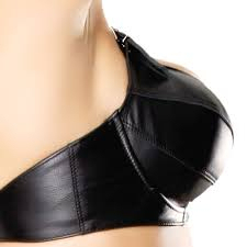 Sujetador de cuero de secado rápido con encaje de melocotón desnudo en V de cintura alta para mujer - Product Image 5