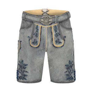 Lederhosen bavarois/allemand bavarois traditionnel Oktoberfest hommes court Lederhosen en vente maintenant - Product Image 1