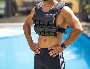 Hot Selling <b>10kg</b> 20kg 30kg Adjustable Heavy <b>Weighted</b> <b>Vest</b> for Men Tactical Workout Weight <b>Vest</b> Plate Carrier Weight Loading <b>Vest</b> - Product Image 4