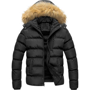 Chaqueta de Plumón con Capucha de Piel, Cortavientos, Informal, para Hombre, de Fabricación Superior, Personalizada, en Oferta, Impermeable, para la Temporada de Invierno - Product Image 1