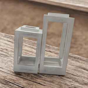 Mini farolillos y portavelas de madera de mango negro hechos a mano para la decoración del hogar para las vacaciones de Pascua y Navidad para la sala de estar - Product Image 6