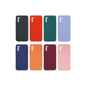Étui en silicone liquide rose foncé de qualité supérieure pour Samsung Galaxy A02s A21s A32 A72 - Housse de protection fine et antichoc - Product Image 4