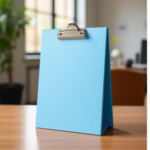 Light Blue Laminated Cardboard <b>Clipboard</b> 22.9 X 31.9 cm DIN A4 MAUL - Product Image 3