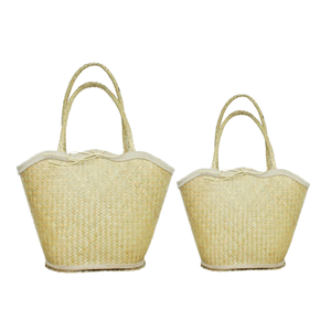 Produit chaud Sac à main Earth Tone fabriqué à partir de matériau de jacinthe d'eau écologique de haute qualité - Product Image 1