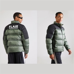 Chaqueta Varsity de Invierno con Capucha de Alta Calidad para Hombre con Logotipo Frontal y 100% Nailon - Product Image 1