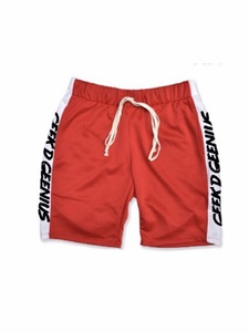Pantalones Cortos Deportivos Casuales para Hombre Lynx, 100% Algodón, con Franja Lateral en Contraste, Cintura Elástica Media con Cordón Ajustable, 240g, No Tejidos - Product Image 4