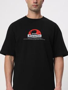 2025 camiseta universitaria para hombre, lona estampada 100% algodón, verano fresco, estampado de doble cara, ropa informal, Premium cómoda - Product Image 3