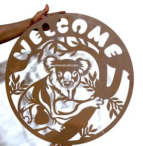 Vente directe usine – Art mural laser abstrait moderne personnalisé en fer argenté pour la maison, le jardin et la décoration de Noël – Facile à accrocher, pour mur bas - Product Image 5