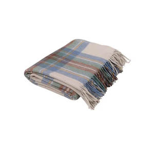 Manta de lana azul silenciada Stewart suave de diseño de lujo de Venta caliente a un precio asequible - Product Image 2