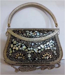 Sacs à bandoulière à la mode pour femmes au meilleur prix avec pochette en métal et GC-BG-480 à poignée pour fête directe d'Inde - Product Image 2