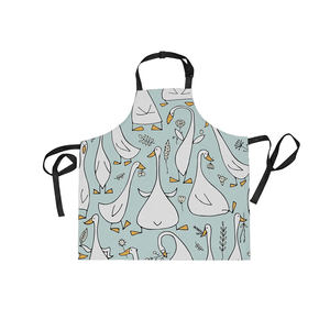 Dernier modèle Tablier de cuisine brodé professionnel en pur coton 100% avec logo personnalisé - Product Image 1