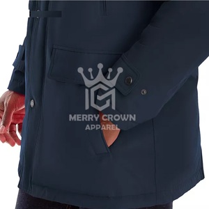 Wholesale Men's High Quality Winter <b>Parka</b> <b>Jacket</b> <b>Waterproof</b> Windproof Hooded Outerwear with Front Logo Customizable Colors - Product Image 4
